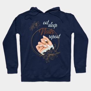 Eat Sleep Nails Repeat Hoodie